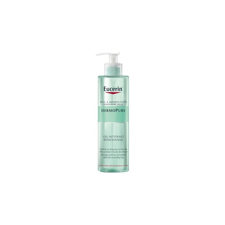 Gel Nettoyant Eucerin DermoPure pour peaux grasses
