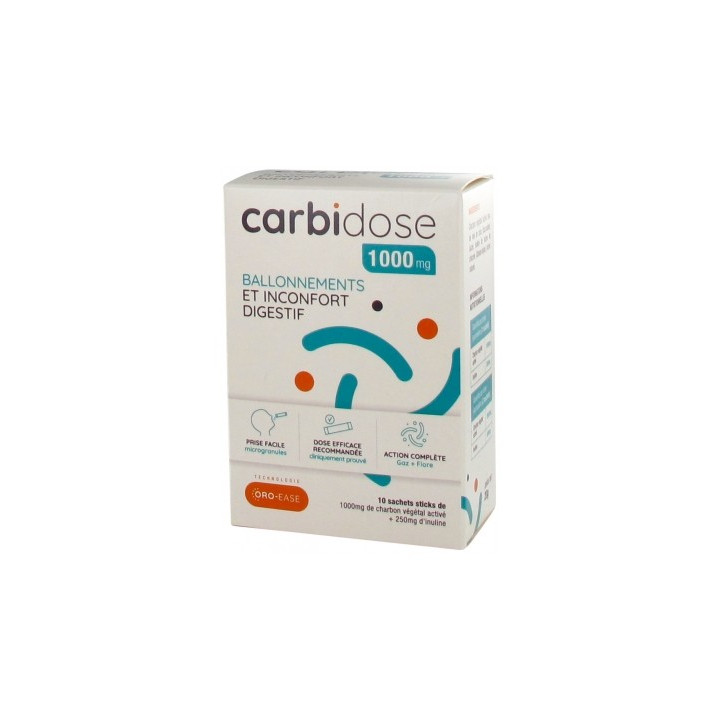 Eupeptis Carbidose - Complément alimentaire contre les ballonnements