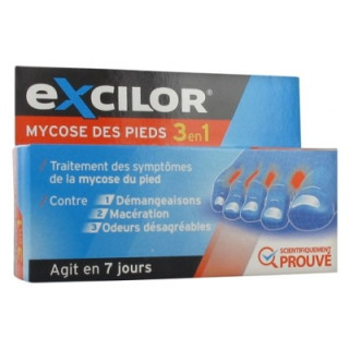 Traitez la mycose des pieds avec Excilor 3 en 1