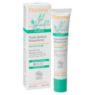 Fluide Matifiant Rééquilibrant Bio Florame 40 ml
