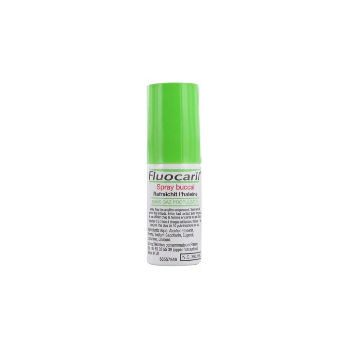 Spray buccal Fluocaril 15 ml - Fraîcheur durable