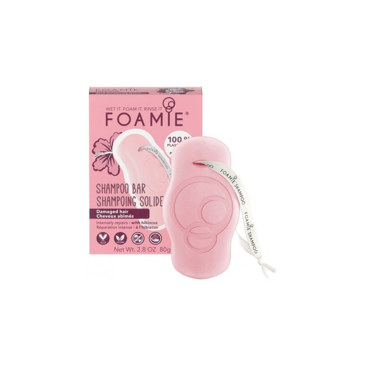 Shampooing Solide Foamie pour Cheveux Abîmés