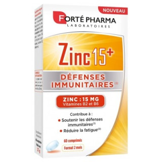Forté Pharma Zinc 15+ - Complément alimentaire pour une immunité renforcée