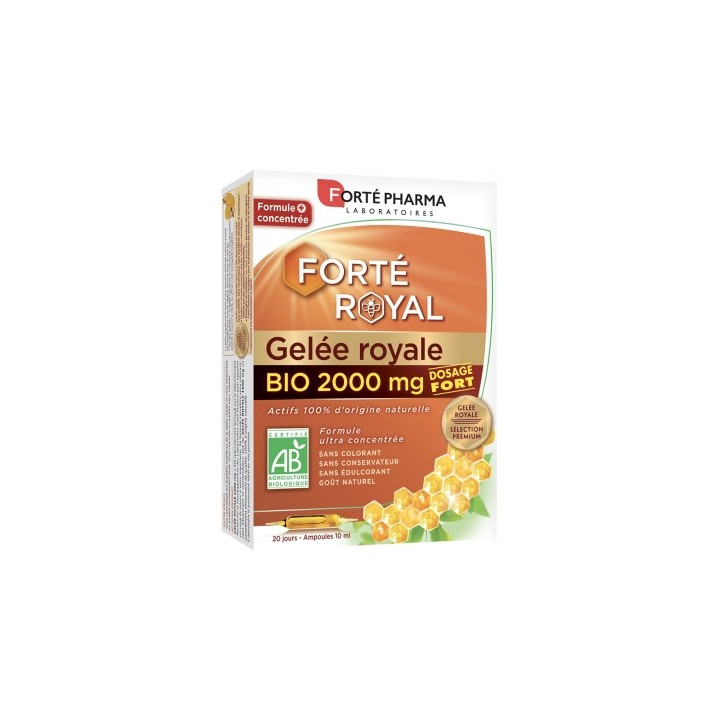 Gelée Royale 2000 mg Bio - Complément Alimentaire Naturel