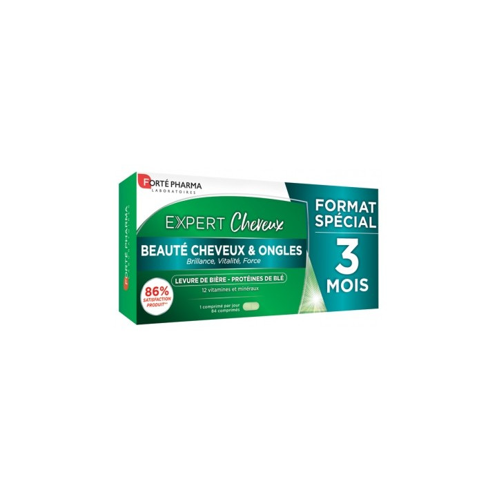 Complément alimentaire pour cheveux forts et brillants