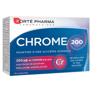 Forté Pharma Chrome 200 - Complément alimentaire pour le métabolisme