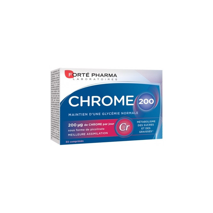 Forté Pharma Chrome 200 - Complément alimentaire pour le métabolisme