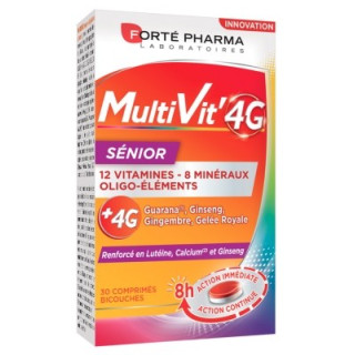 Forté Pharma MultiVit'4G Sénior - Complément alimentaire pour seniors