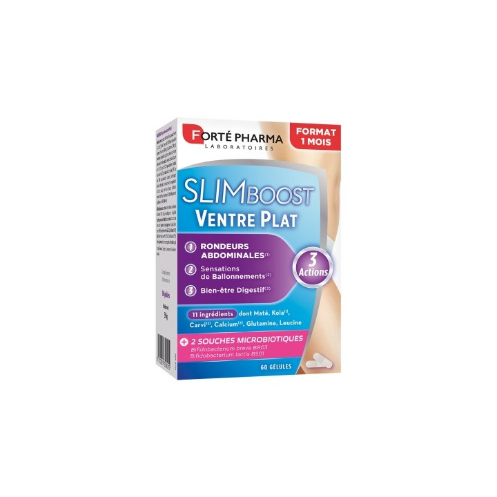 Forté Pharma SlimBoost Ventre Plat - Complément alimentaire pour un ventre plat