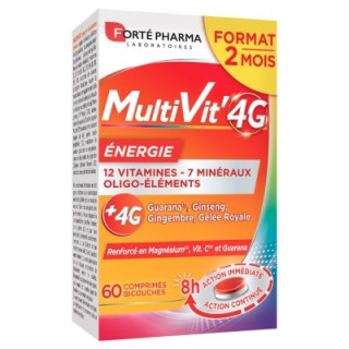 MultiVit'4G Energie - Complément alimentaire pour une forme optimale