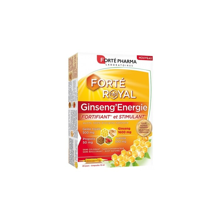 Forté Royal Ginseng'Energie - Complément Alimentaire Revitalisant
