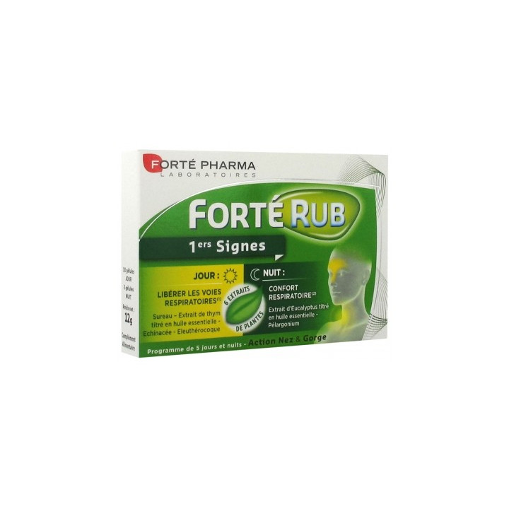 Forté Rub 1ers Signes - Complément alimentaire pour la santé respiratoire