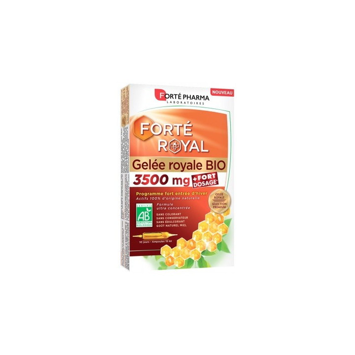 Forté Royal Gelée Royale 3500 mg Bio - Complément alimentaire