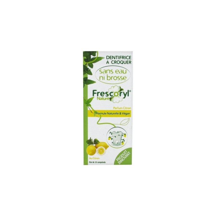 Frescoryl Nature Dentifrice à Croquer