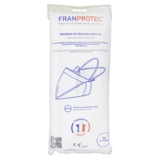 Masque de filtration FFP2 NR FRANPROTEC