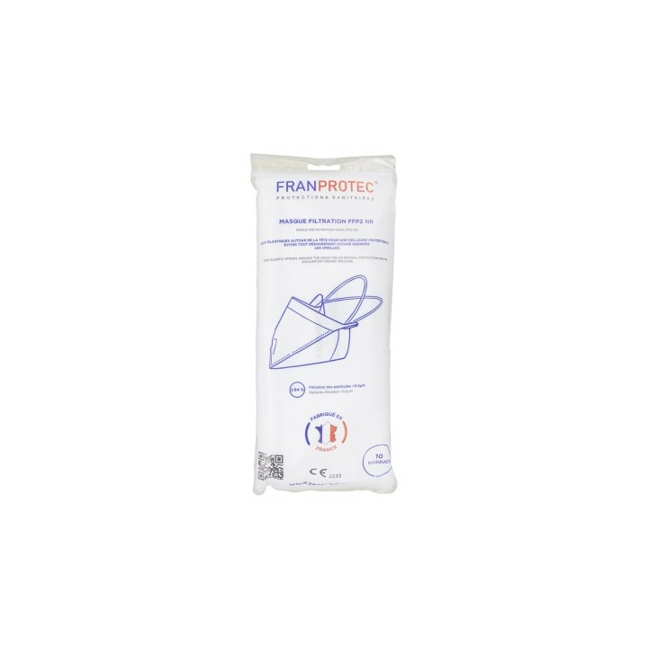Masque de filtration FFP2 NR FRANPROTEC