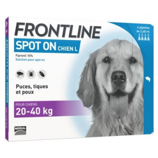 Frontline Spot-On Chien L - Antiparasitaire pour chiens