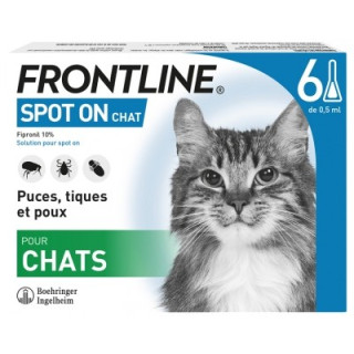 Frontline Spot-On Chat - Traitement antiparasitaire