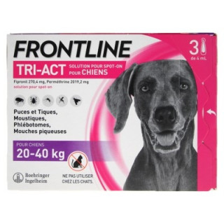 Frontline TRI-ACT pour chiens 20-40 kg