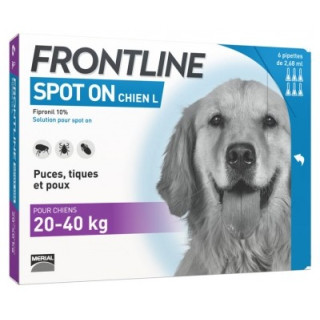 Frontline Spot-On Chien L - Antiparasitaire pour chiens