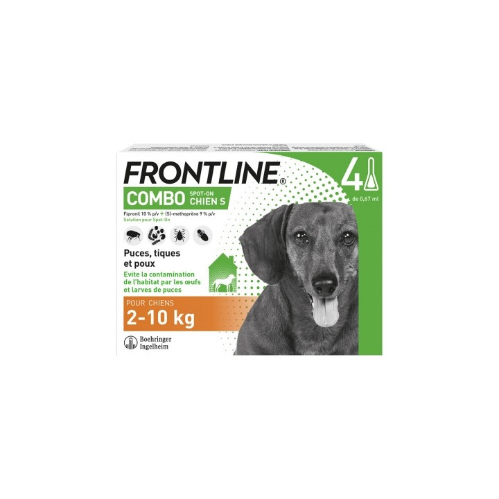 Frontline Combo Chien S - Antiparasitaire pour chiens