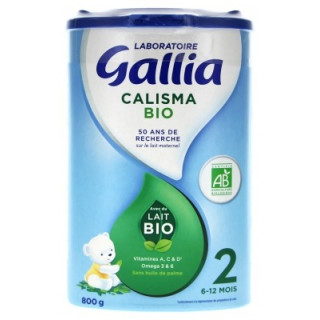 Lait de suite bio Gallia Calisma 2ème Âge 6-12 mois