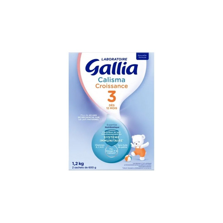 Lait de croissance Gallia Calisma 3ème âge