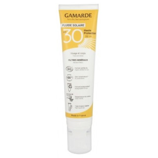 Fluide Solaire Haute Protection SPF30 Bio Gamarde