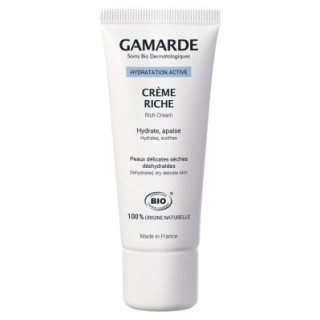 Crème Riche Bio Hydratation Active de Gamarde