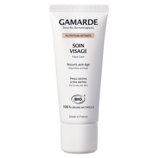 Soin visage bio Gamarde Nutrition Intense 40 ml