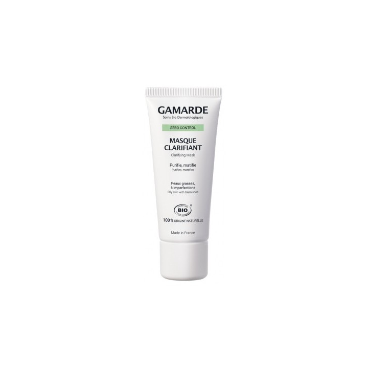 Masque Clarifiant Sébo-Control Bio de Gamarde