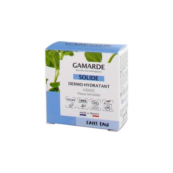 Dermo-Hydratant Visage Solide Bio Gamarde