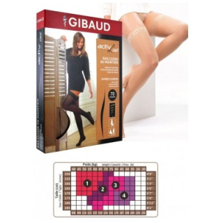 Bas cuisses de maintien Gibaud ActivLine 70 Deniers beige
