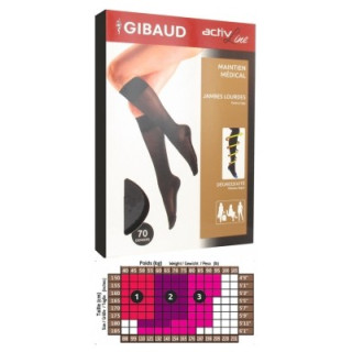 Chaussettes de maintien Gibaud ActivLine 70 Deniers