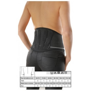Ceinture lombaire Gibaud Lombogib Underwear noire