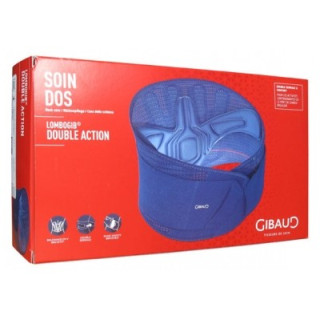 Ceinture Lombogib Double Action Noire 26 cm