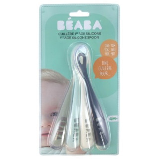 Cuillères en silicone Béaba 1er âge