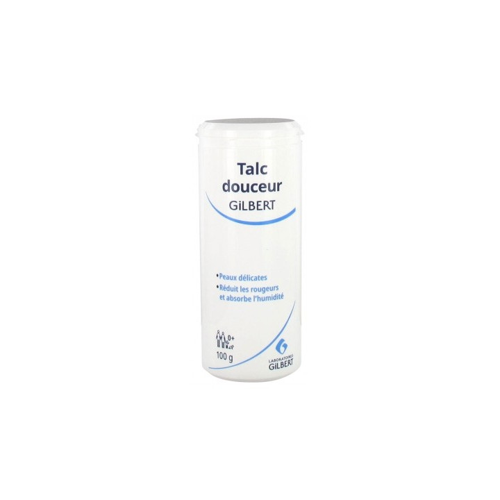 Talc Douceur Gilbert 100g - Soin pour bébés et adultes