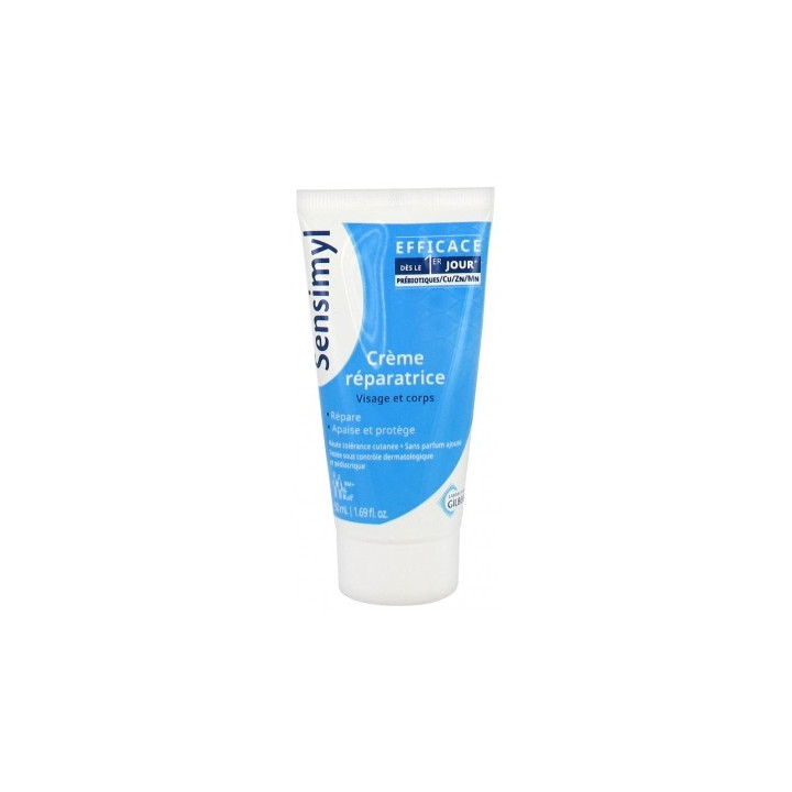 Crème réparatrice Sensimyl pour peaux sensibles