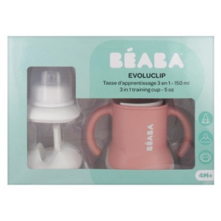 Tasse d'apprentissage Béaba Evoluclip 3 en 1
