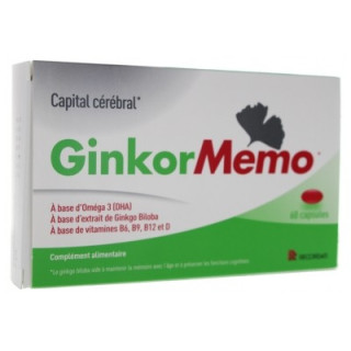 Ginkor Memo - Complément alimentaire pour la mémoire