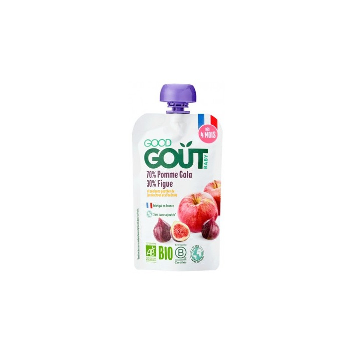 Compote bio Good Goût Pomme Figue 120g