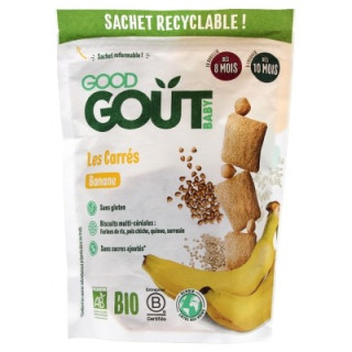 Carrés banane bio Good Goût 50g