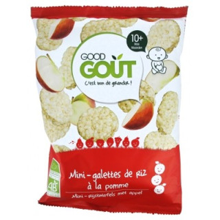 Mini-Galettes de Riz à la Pomme Bio pour Bébés