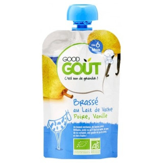 Brassé Bio Poire Vanille pour bébés dès 6 mois