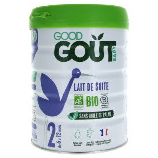 Lait de Suite Bio 2 pour bébés de 6 à 12 mois