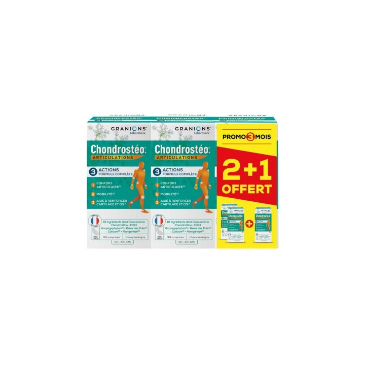 Granions Chondrostéo+ Articulations - Complément Alimentaire pour les Articulations