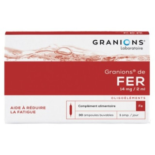 Granions de Fer 30 Ampoules - Complément Alimentaire