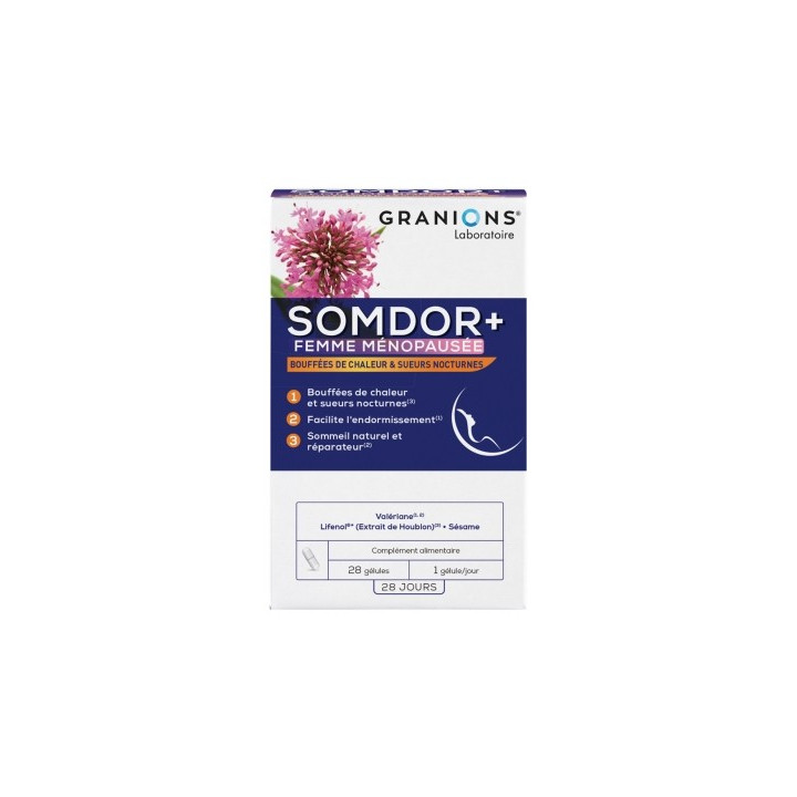 Granions Somdor+ Femme Ménopausée - Complément alimentaire