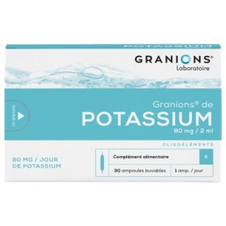 Granions de Potassium 30 Ampoules